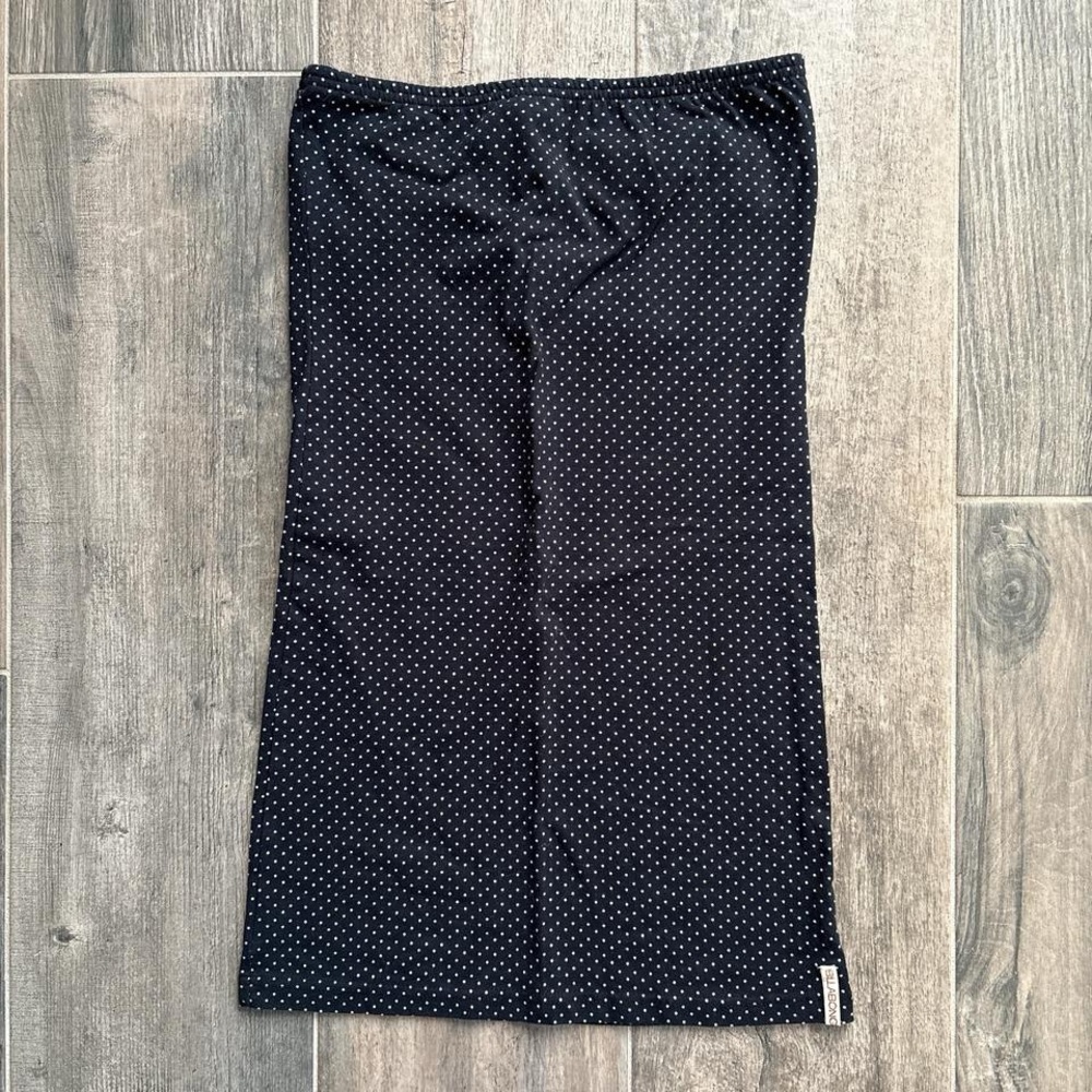 Billabong Navy and White Dotted Skirt